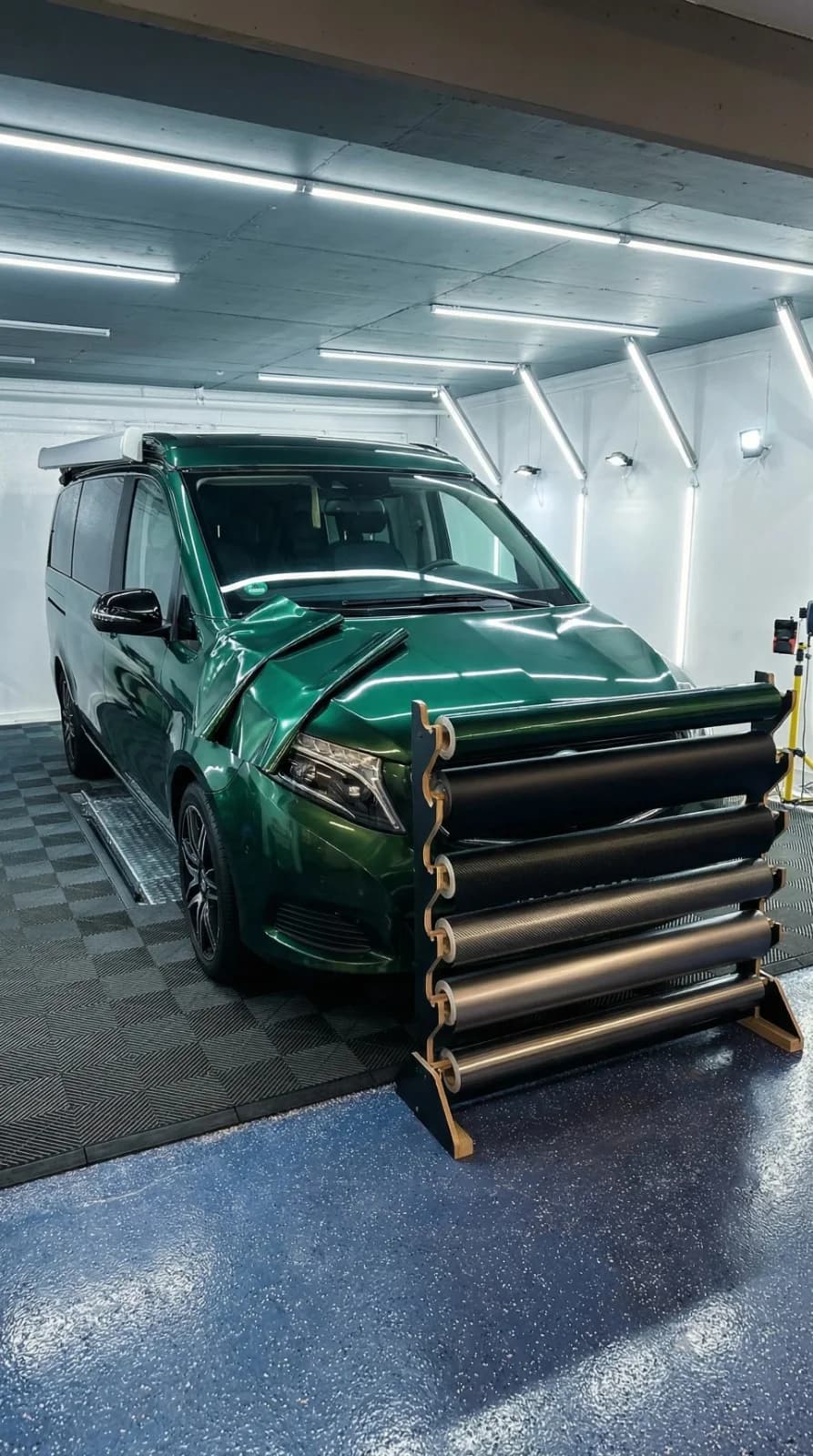 Mercedes V-Class in der Werkstatt