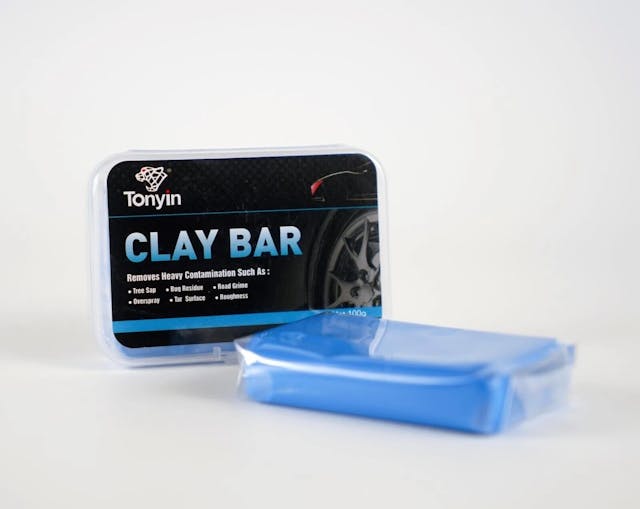 Tonyin Clay Bar 100g Blau/Lackreiniger Knete/Gleitmittel, Reinigungsknete Lack